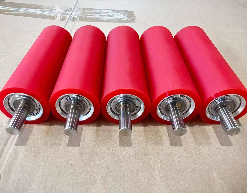 偏心轴聚氨酯精密胶辊